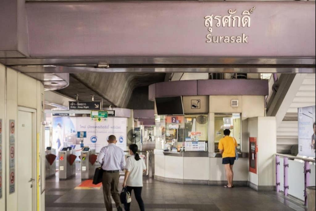 P1 Silom Pan Large Room Full Kitchen Wifi 4-6Pax Bangkok Exteriér fotografie